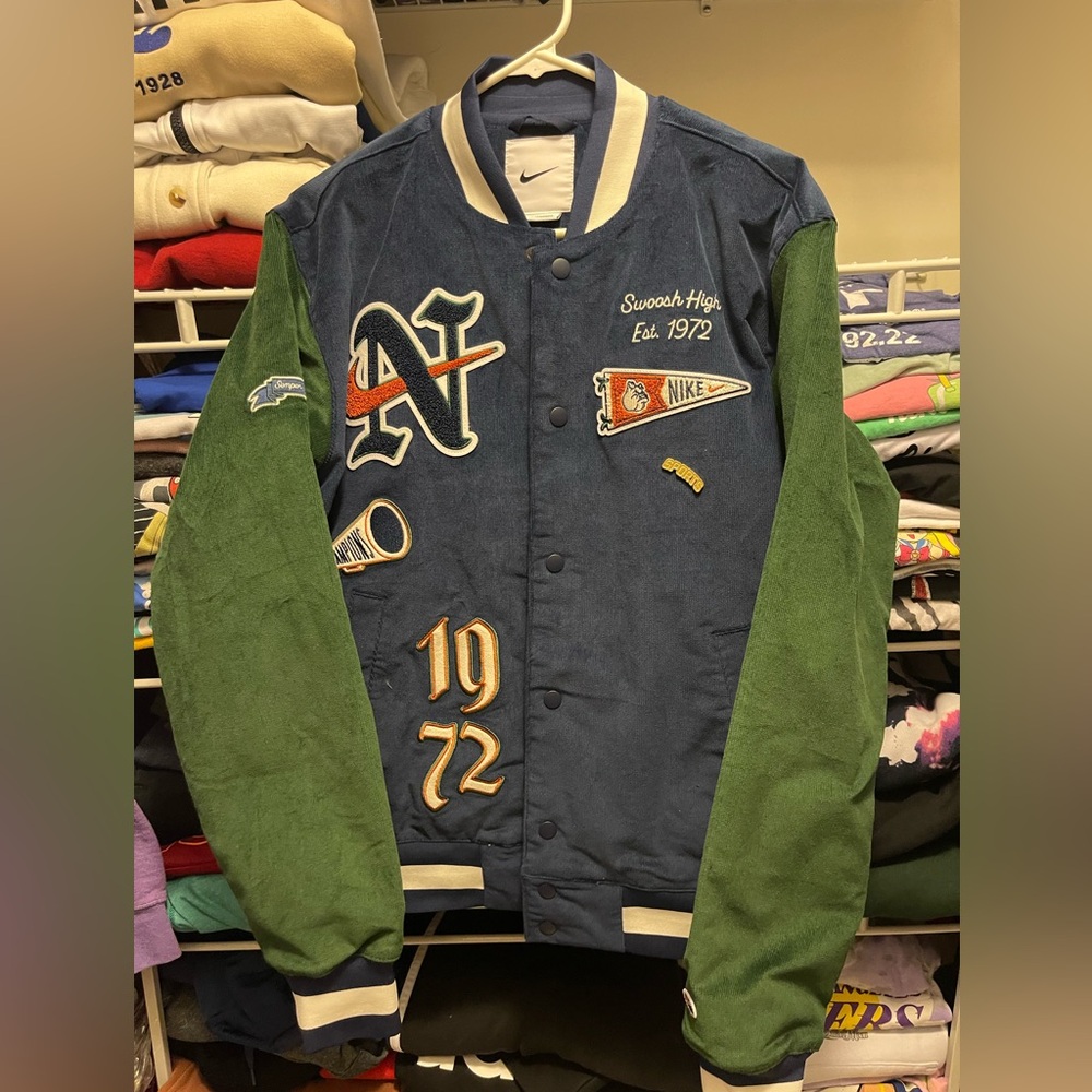 Men’s Nike letterman varsity jacket